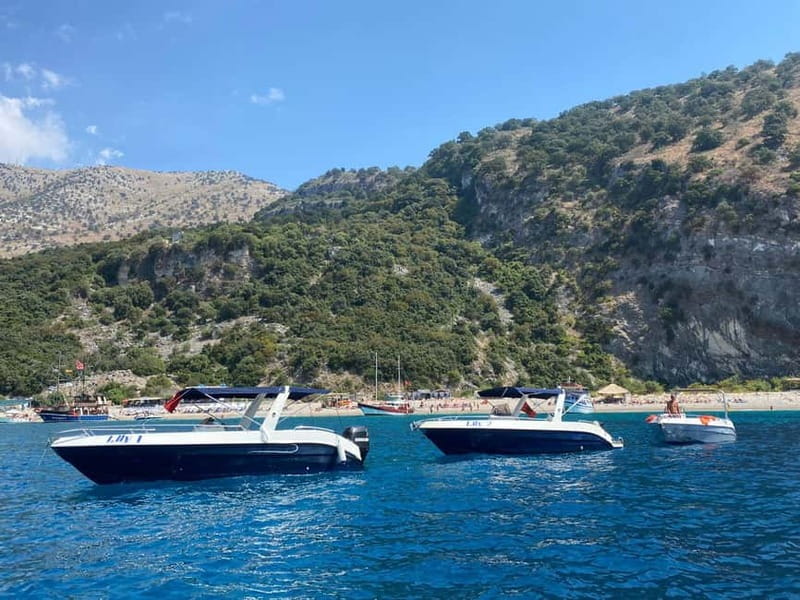 Sarande: Hidden Cave, Gremina, Kakome & Krorez Boat Tour - Gremina Bay brings the first real swim