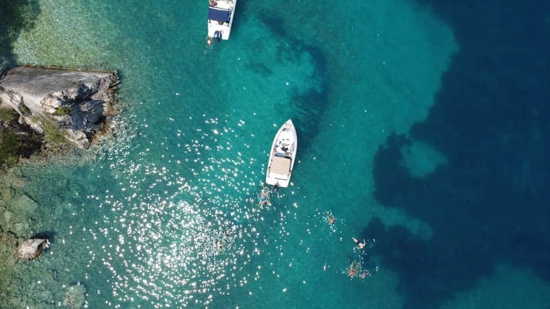 Sarande: Hidden Cave, Gremina, Kakome & Krorez Boat Tour - Krorez Beach is the main event