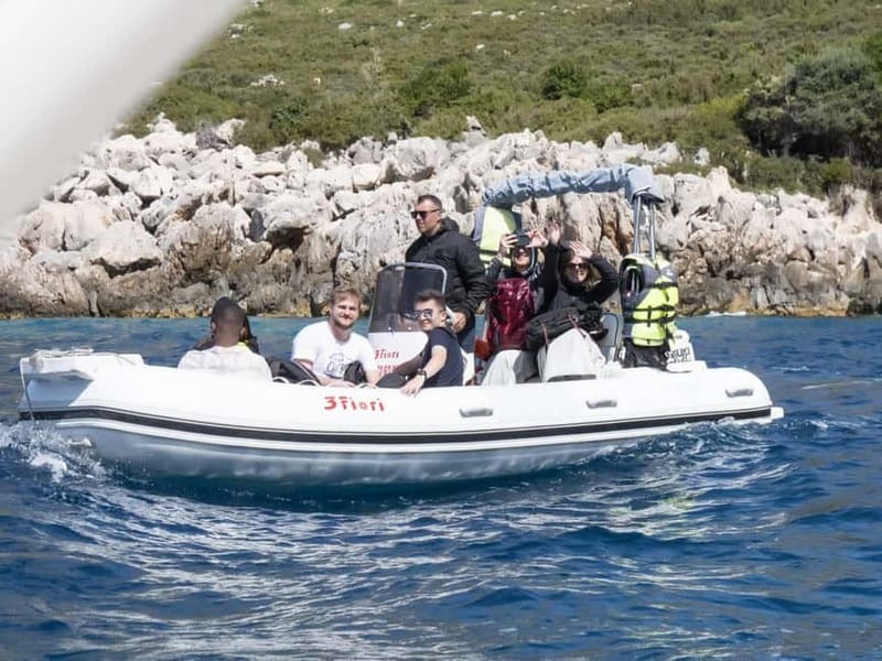 Secret Blue Cave & Grama Bay - Speed Boat Tour - Haxhi Ali Cave, a quick start with local legend