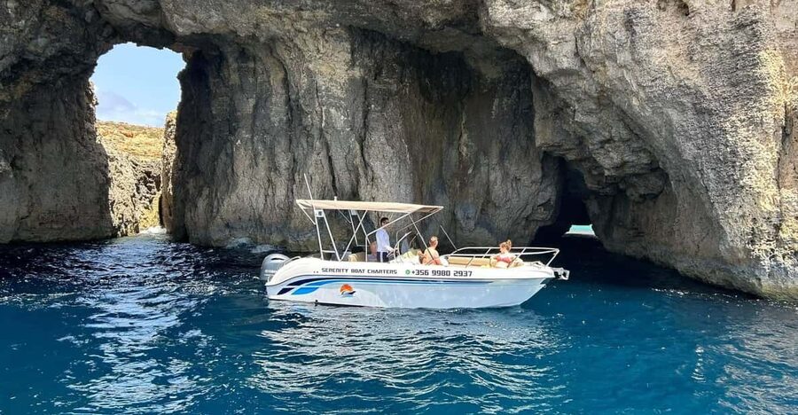 SerenityBoatChartersMalta: Bluelagoon,Comino,Gozo,&Sea Caves - Key points to know before you book