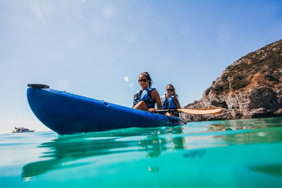 Sesimbra: Arrabida Natural Park & Caves Guided Kayaking Tour - Ribeiro do Cavalo gives the tour its breathing space
