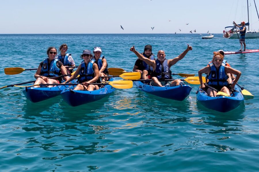 Sesimbra: Arrabida Natural Park & Caves Guided Kayaking Tour - The return paddle is easier if you pace yourself