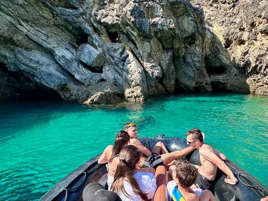 Sesimbra: Caves & Secret Beaches - Guides Pedro, Francisco, Francesco, and captain Mike