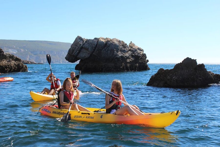 Sesimbra: Ribeiro Cavalo Beach, Caves, & Arrábida Kayak Tour - The Ribeira do Cavalo Beach stop