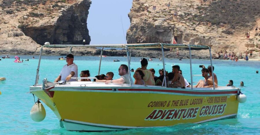 Sliema: Boat Trip to Comino Blue Lagoon, Gozo, and Caves - From Sliema to Malta’s clearest water