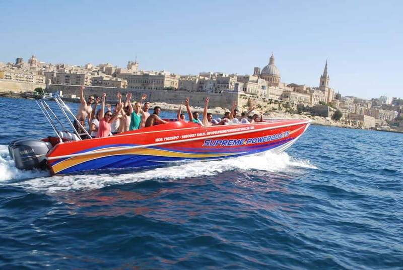 Sliema: Powerboat trip to Gozo & Comino with Caves - Key points at a glance