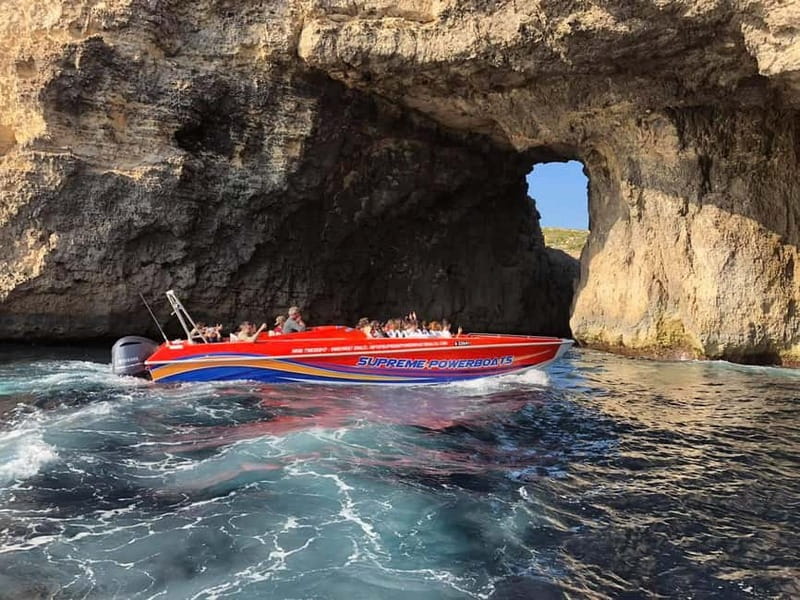 Sliema: Powerboat trip to Gozo & Comino with Caves - Making the most of 2.5 hours in Gozo