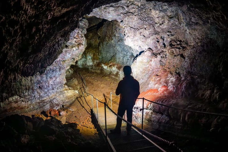 Snæfellsnes: Vatnshellir Lava Cave Tour - The first staircase changes the pace