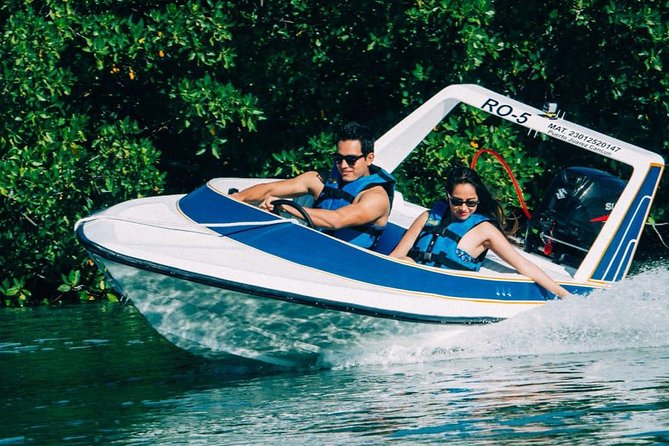 Snorkel, ATV, Zipline and Cenote Adventure from Cancun - Speedboat ride and Angel reef snorkeling