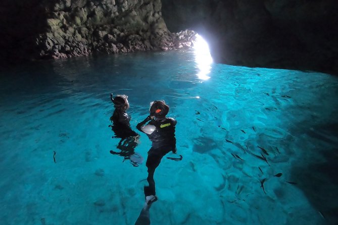 Snorkeling in the Blue Cave area【Okinawa Prefecture: Free feeding & photo images!English and Chinese speaking guide available! - Crowds, group size, and the beginner pace