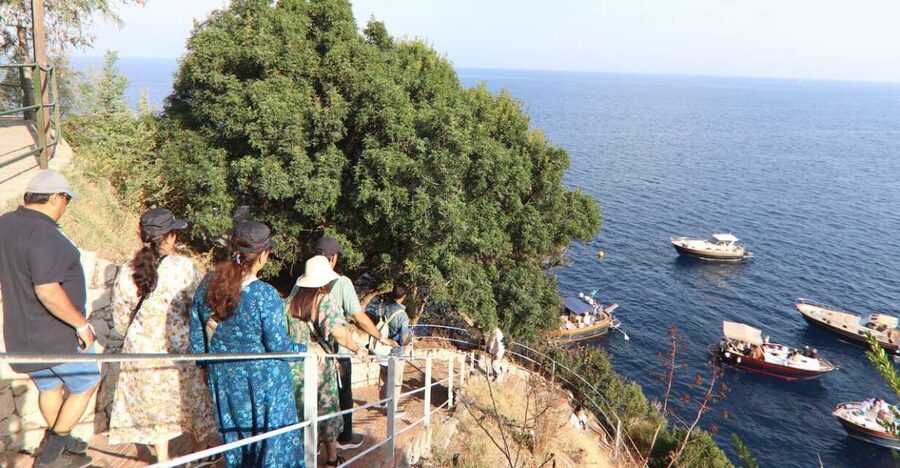 Sorrento: Capri, Anacapri and Blue Grotto Guided Tour - The ferry home and the day’s physical demands