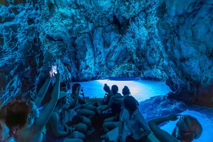 Split: Blue Cave, Vis and Hvar Small Group Speedboat Tour - A fast start from Split to the Blue Cave