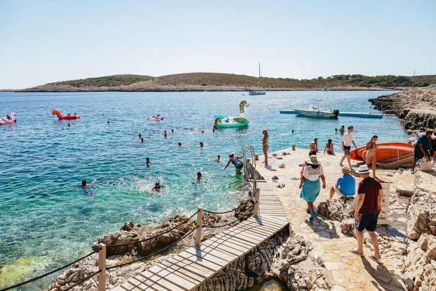 Split: Blue Cave, Vis & Hvar Full-Day Trip by Speedboat - A quick look at the Pakleni Islands