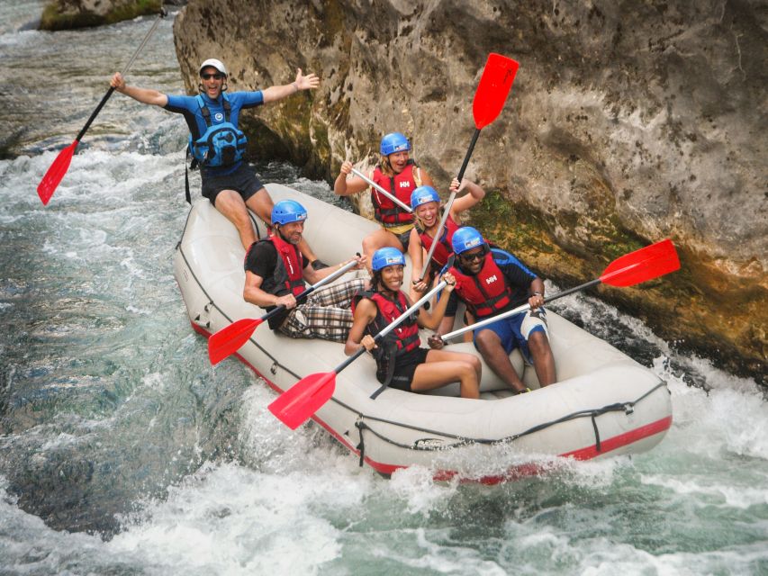 Split: Cetina River Rafting with Cliff Jumping and Cave Tour - Safety briefing, equipment, and first paddle strokes