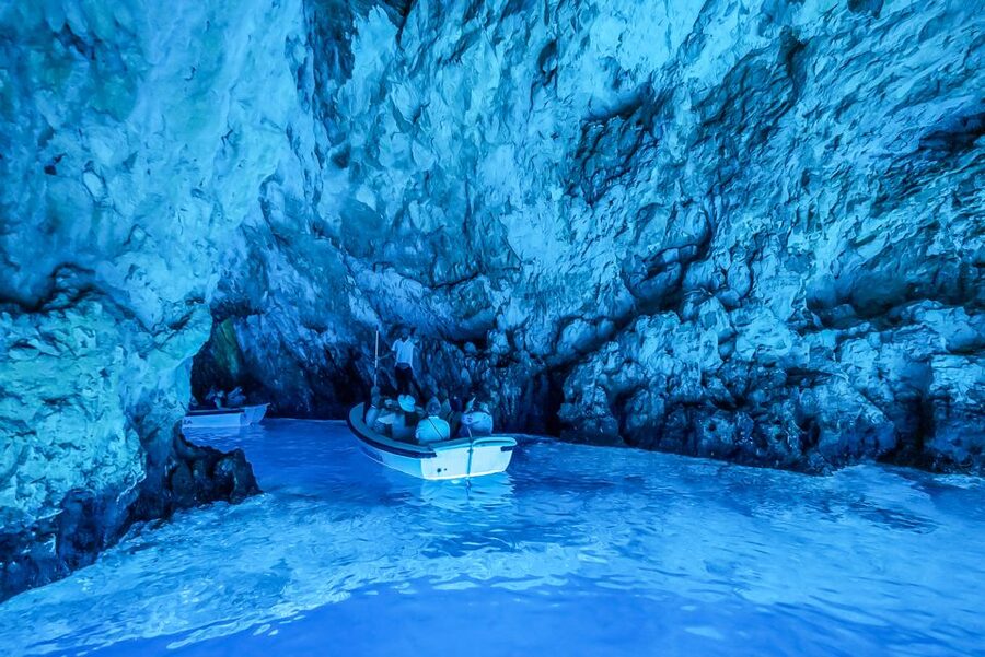 Split/Trogir: Blue Cave, Mamma Mia, Hvar and 5 Island Tour - Stiniva Cove and Srebrena bring the swimming and movie scenery