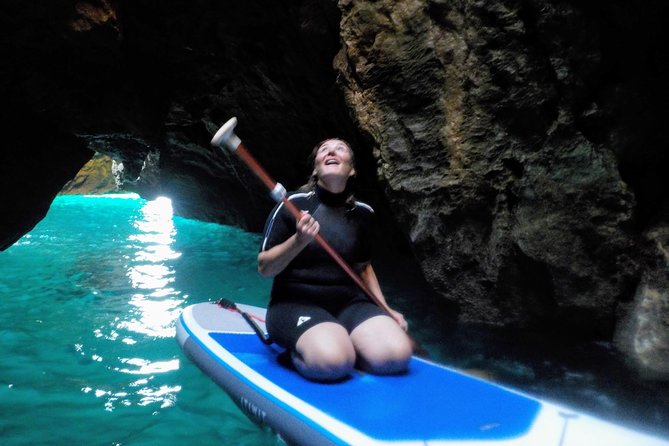 SUP Tour in Algarve Ingrina Caves w/ Snorkeling & Photos Included - Photos and videos included in the price