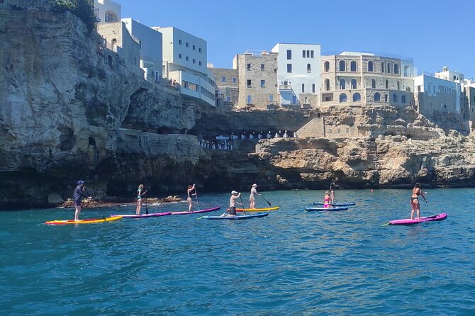 Sup Tour in Polignano caves - What the instruction is really like
