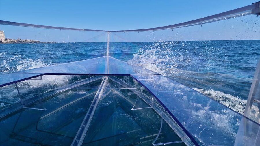 Syracuse: Coast and Sea Caves Full Transparent Boat Tour - Meeting near A Surgiva in Ortigia
