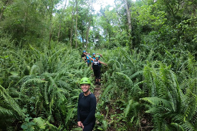 Tanama River Cave Tubing - Walking upstream in cold freshwater
