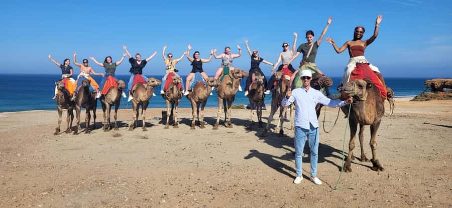 Tangier: sunset, tea, camel ride, Cape Spartel and caves. - From Tangier to the Atlantic coast