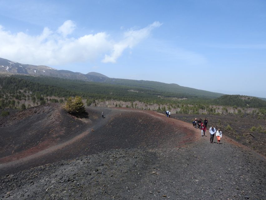 Taormina and Catania: Private Etna Exploration and Cave Tour - Walking to a lateral crater