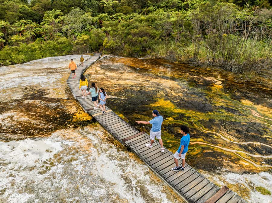 Taupo: Orakei Korako Geothermal Park and Cave Entry Ticket - Geysers that do not follow a timetable