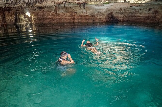 The Best Adrenaline Park! ATV´s Ziplines & Cenote swim experience from Cancun - Ziplines above the trees