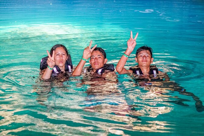 The best ATV tour with ziplines and Cenote swim day! - Swimming in a real jungle cenote