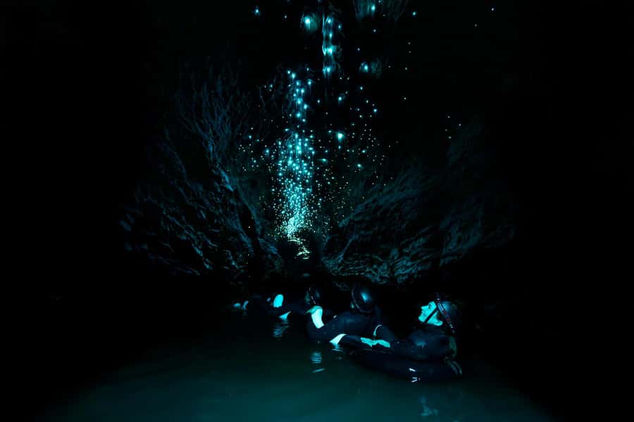 The Waitomo Experience : Okohua Glowworm Cave Tour - From Tumu Tumu Station to the cave entrance