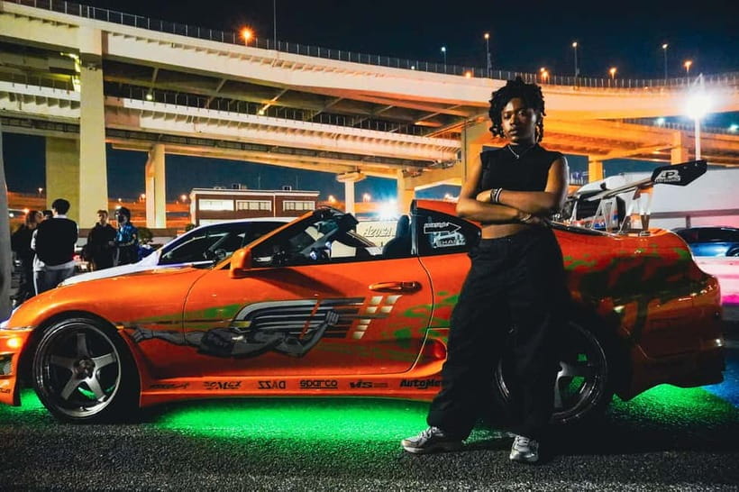 Tokyo: Legendary JDM CAR Daikoku Underground Meetup - APIT Shinonome: a shop car fans should not skip