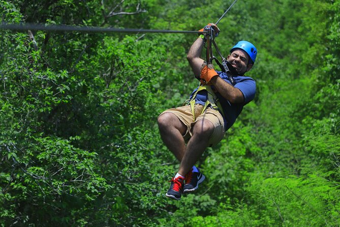 Top ATV's in Mexico includes Cenote, Ziplines, snack & transport. - The cenote stop: cool water, simple setting
