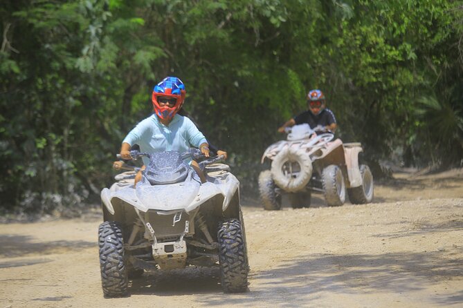 Top ATV's in Mexico includes Cenote, Ziplines, snack & transport. - Your morning starts with a long road