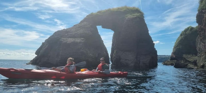 Torquay: Guided Wildlife, Bushcraft, Sea Cave Kayak Safari - Fossils and wild food on a secluded beach