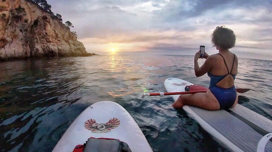 Tossa de Mar: Guided Route in Paddle Surfing&Coves and Caves - Key points at a glance