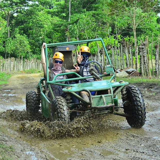 Tour in buggy half-day and beach cenote :Punta Cana - Free time at Macao Beach