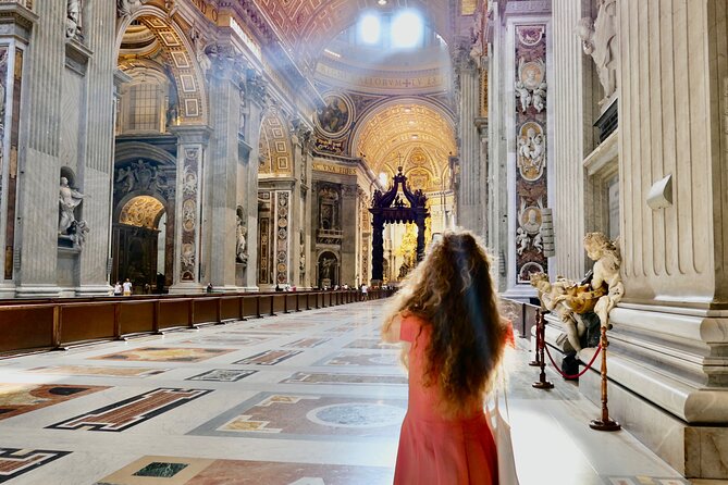 Tour of St Peter's Basilica with Dome Climb and Grottoes - Seeing the basilica’s main masterpieces