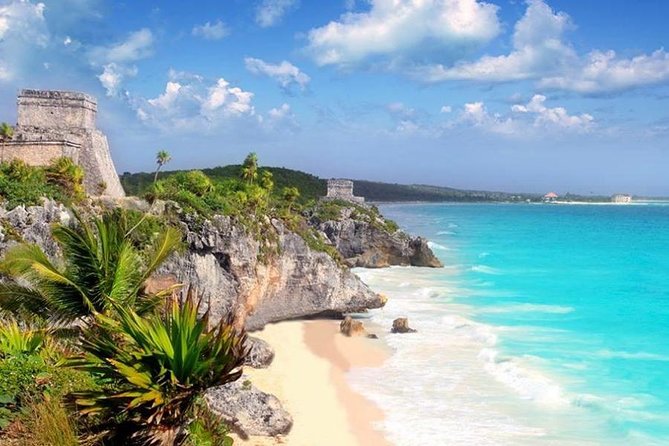 Tulum, Coba, Playa Del Carmen and Cenote Tour with Tickets - Pickup, buses, and group size