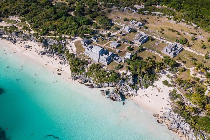 Tulum Ruins 4 Cenotes & Giant Sculpture - Tulum ruins: sea views with limited time