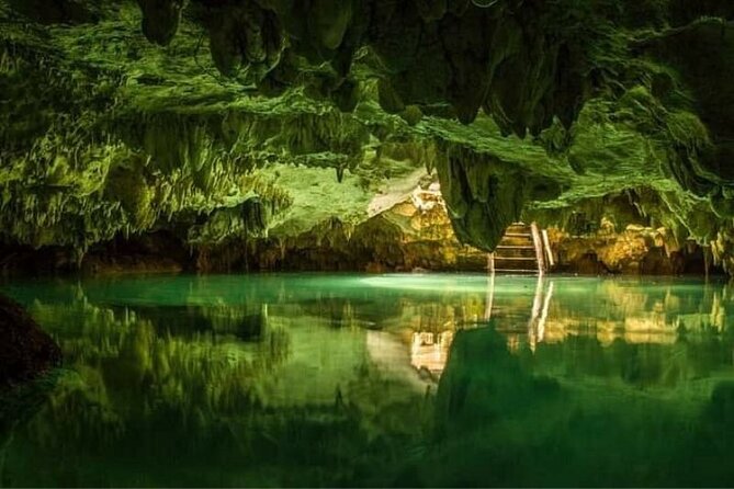 Tulum Ruins visit cenotes house turtle and Sculpture Come to Light - One busy day from Cancun to the Riviera Maya