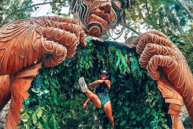 Tulum Ruins visit cenotes house turtle and Sculpture Come to Light - Casa Tortuga: the strongest part of the day