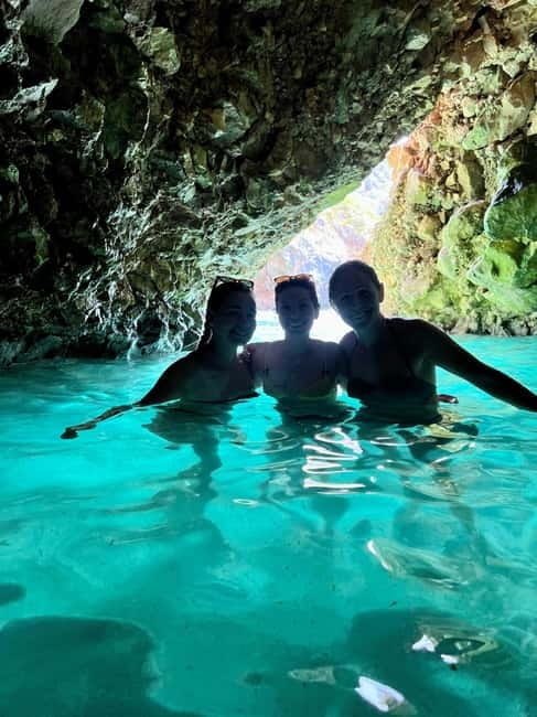 Vlora: Blue Cave and Grama Bay Full-Day Speedboat Tour - Grama Bay provides the long final break