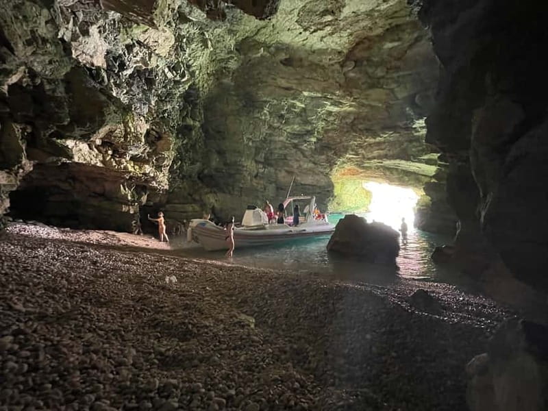 Vlore: Haxhi Ali Cave and Dafina Cave Speedboat Tour - Key points at a glance