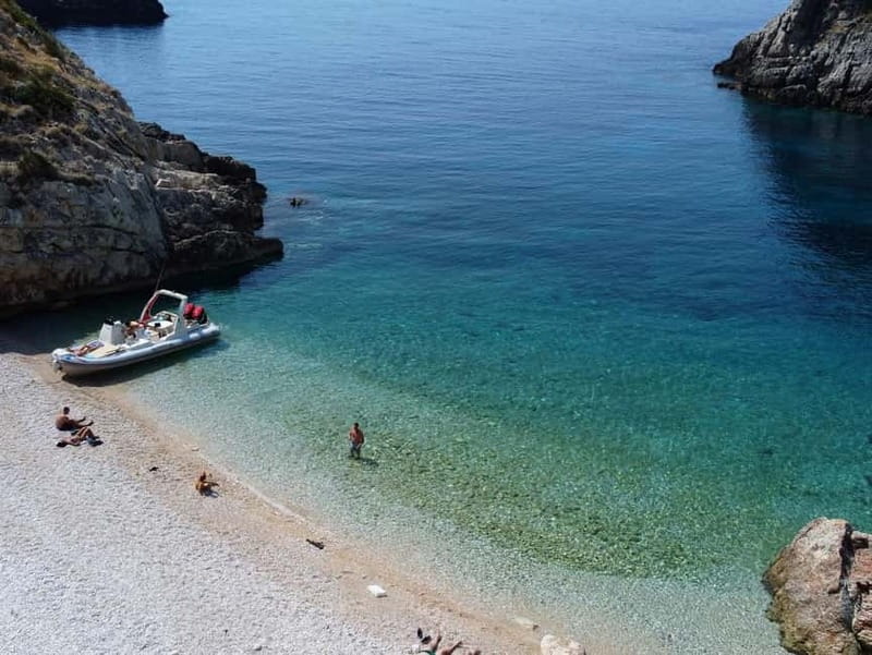 Vlore: Haxhi Ali Cave and Dafina Cave Speedboat Tour - Entering Haxhi Ali Cave after 30 to 40 minutes