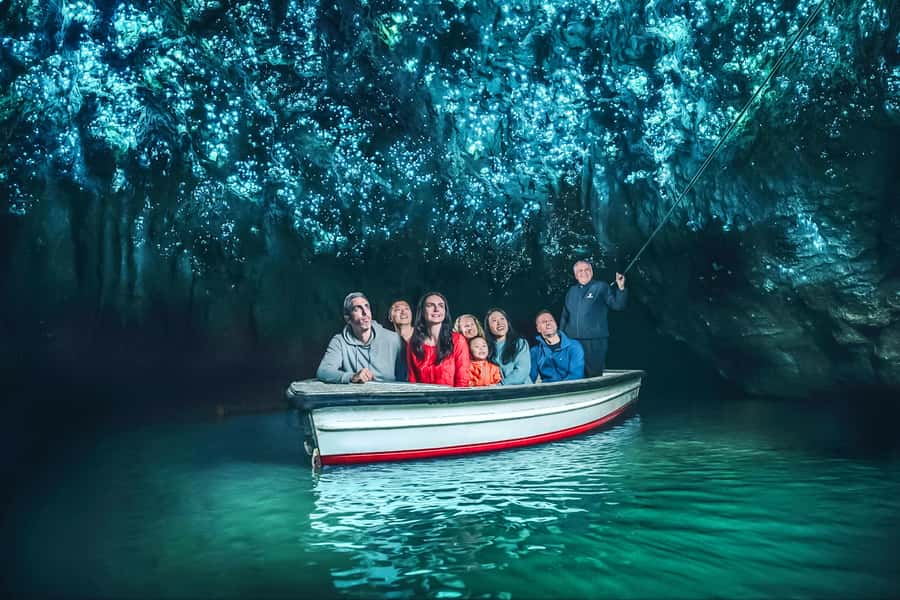 Waitomo: Glowworm Caves Guided Tour by Boat - The Cathedral Cave and its remarkable sound