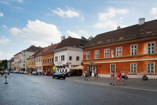 Walk in Buda with Hospital in the Rock Underground Cave Visit - Sándor Palace and the changing of the scene