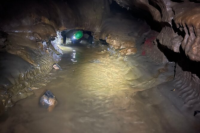 Wild Cave Adventure Tour - Getting wet is part of the bargain