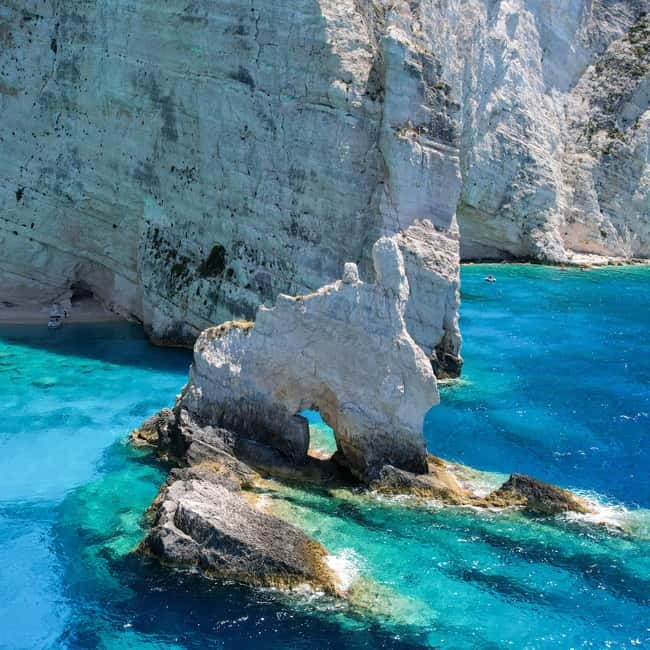 Zakinthos: Shipwreck Beach and Blue Caves Land and Sea Tour - Swimming in the Blue Caves and at White Beach