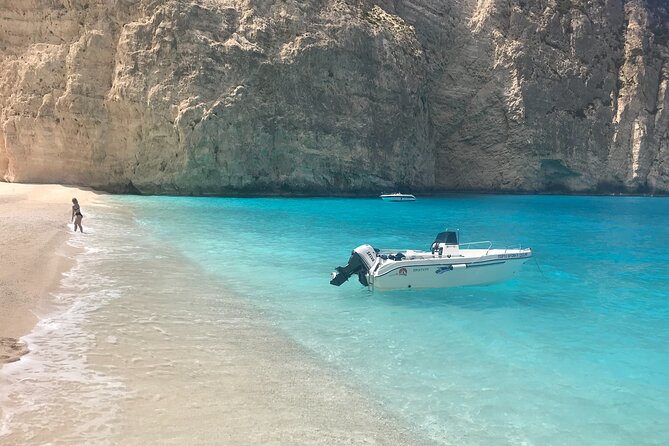 Zakynthos boat tour:Shipwreck& Local blue caves with 3 Swim Stops - The coastal caves are the second big attraction