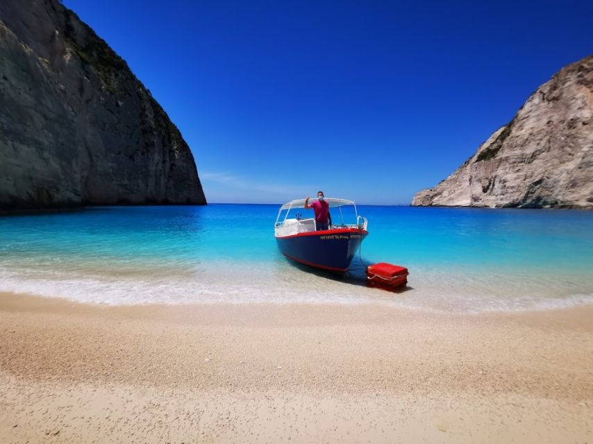 Zakynthos: early morning Shipwreck,Blue Caves and view point - Porto Vromi and the west-coast boat ride