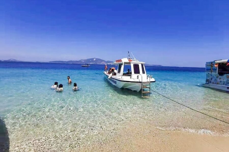 Zakynthos: Marathonisi, Cameo Island and Keri Caves Tour - Turtle spotting in the National Marine Park
